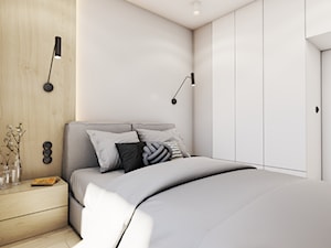 The beginning - Średnia szara sypialnia, styl nowoczesny - zdjęcie od EDYCJA studio