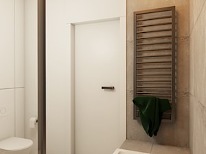 Industrial vibe - Mała na poddaszu bez okna łazienka, styl nowoczesny - zdjęcie od EDYCJA studio