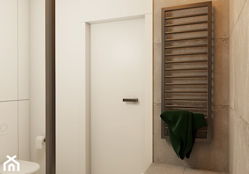 Industrial vibe - Mała na poddaszu bez okna łazienka, styl nowoczesny - zdjęcie od EDYCJA studio