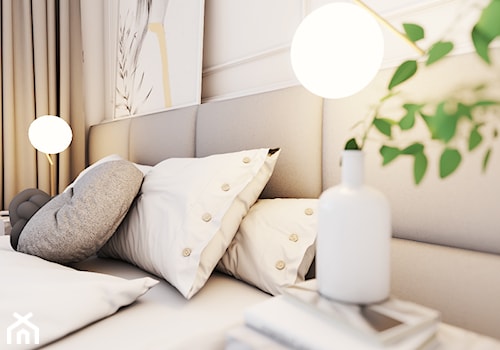Back to classics - Średnia biała sypialnia, styl tradycyjny - zdjęcie od EDYCJA studio