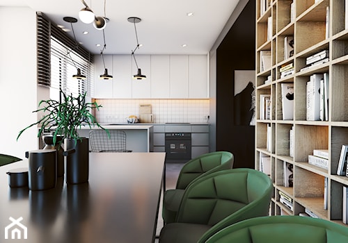 Industrial vibe - Średnia jadalnia jako osobne pomieszczenie, styl industrialny - zdjęcie od EDYCJA studio