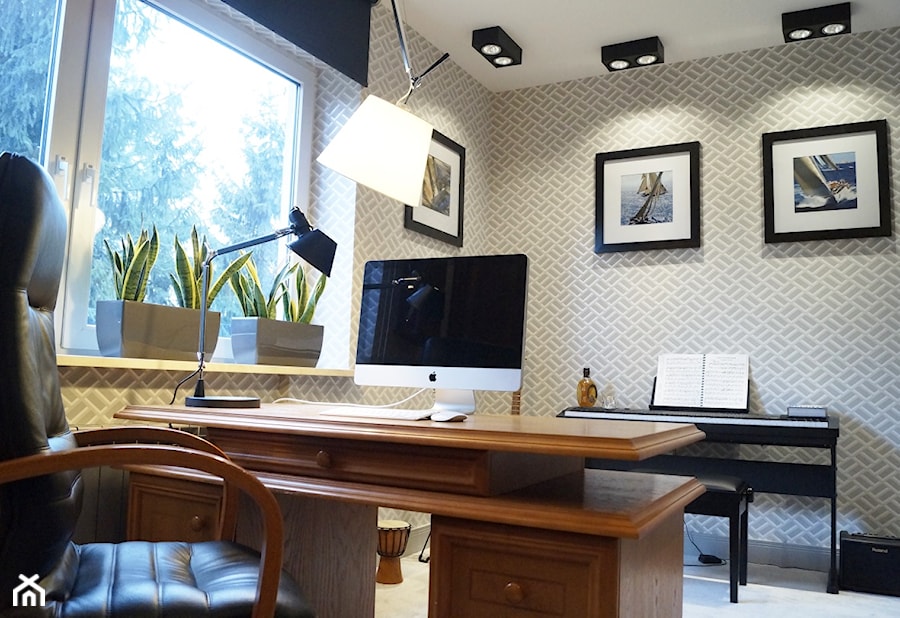 Gabinet w Raszynie - metamorfozy - Biuro, styl nowoczesny - zdjęcie od GocaDesign