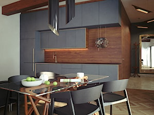 Salon z kuchnią - zdjęcie od Avocado Concept