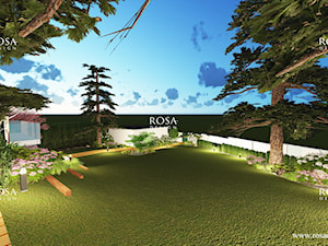 Projekt ogrodu nowoczesnego w japońskim stylu - Ogród, styl nowoczesny - zdjęcie od ROSA DESIGN- Architektura krajobrazu
