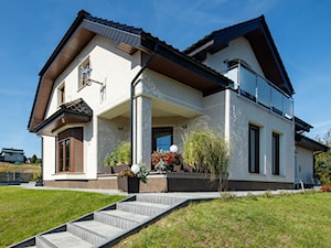 Polbruk MultiComplex - Duże jednopiętrowe domy jednorodzinne tradycyjne murowane z dwuspadowym dachem, styl tradycyjny - zdjęcie od Polbruk