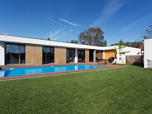 Dom w Środzie Wie - Ogród, styl nowoczesny - zdjęcie od Home Plan projektowanie wnętrz Joanna Mielczarek