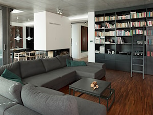 Dom w Środzie Wie - Salon, styl nowoczesny - zdjęcie od Home Plan projektowanie wnętrz Joanna Mielczarek