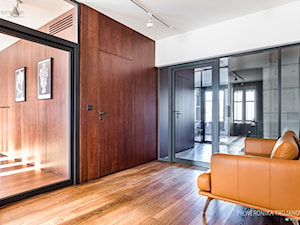 Kancelaria adwokacka - Średni biały hol / przedpokój, styl nowoczesny - zdjęcie od Home Plan projektowanie wnętrz Joanna Mielczarek