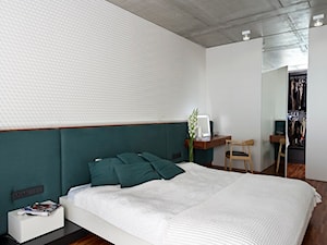 Dom w Środzie Wie - Sypialnia, styl nowoczesny - zdjęcie od Home Plan projektowanie wnętrz Joanna Mielczarek