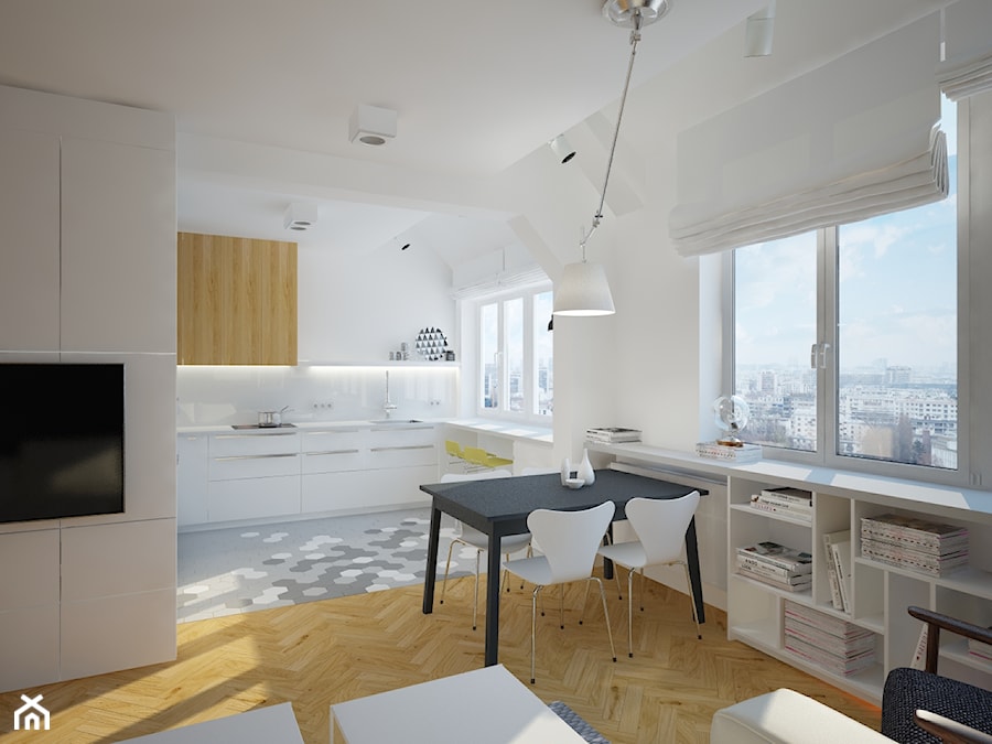Mieszkanie w Poznaniu III - Jadalnia, styl skandynawski - zdjęcie od Home Plan projektowanie wnętrz Joanna Mielczarek