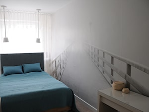Mieszkanie w Poznaniu II - Sypialnia, styl minimalistyczny - zdjęcie od Home Plan projektowanie wnętrz Joanna Mielczarek