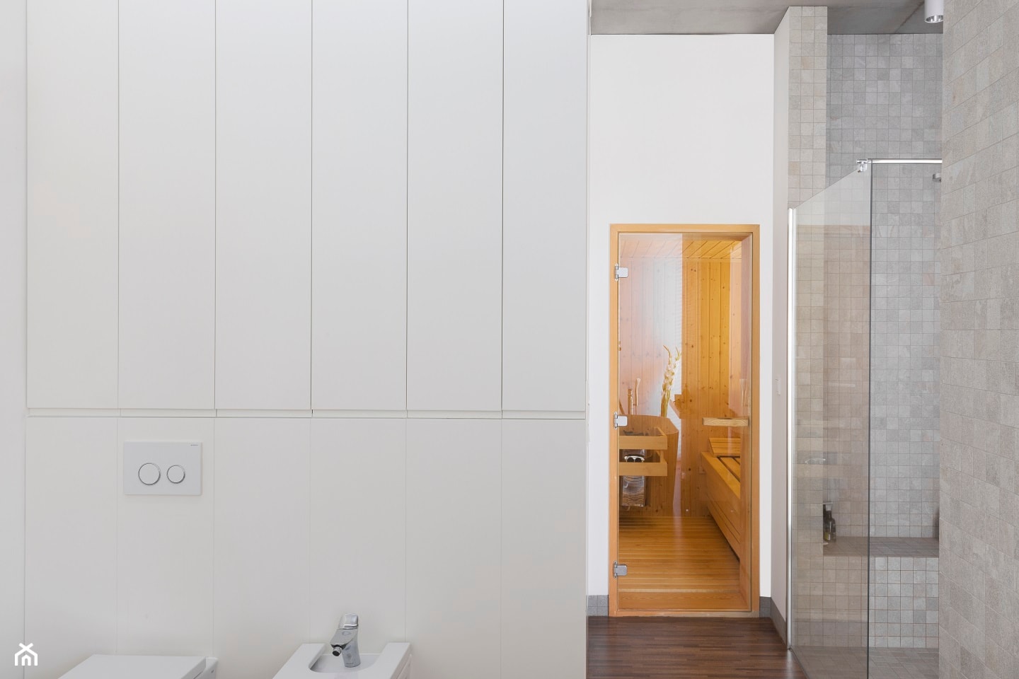 Dom w Środzie Wie - Łazienka, styl nowoczesny - zdjęcie od Home Plan projektowanie wnętrz Joanna Mielczarek - Homebook
