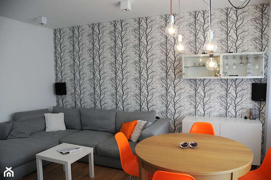 Mieszkanie w Poznaniu II - Salon, styl minimalistyczny - zdjęcie od Home Plan projektowanie wnętrz Joanna Mielczarek