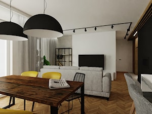 Apartament z ukrytymi drzwiami - Jadalnia, styl nowoczesny - zdjęcie od Reforma Domu