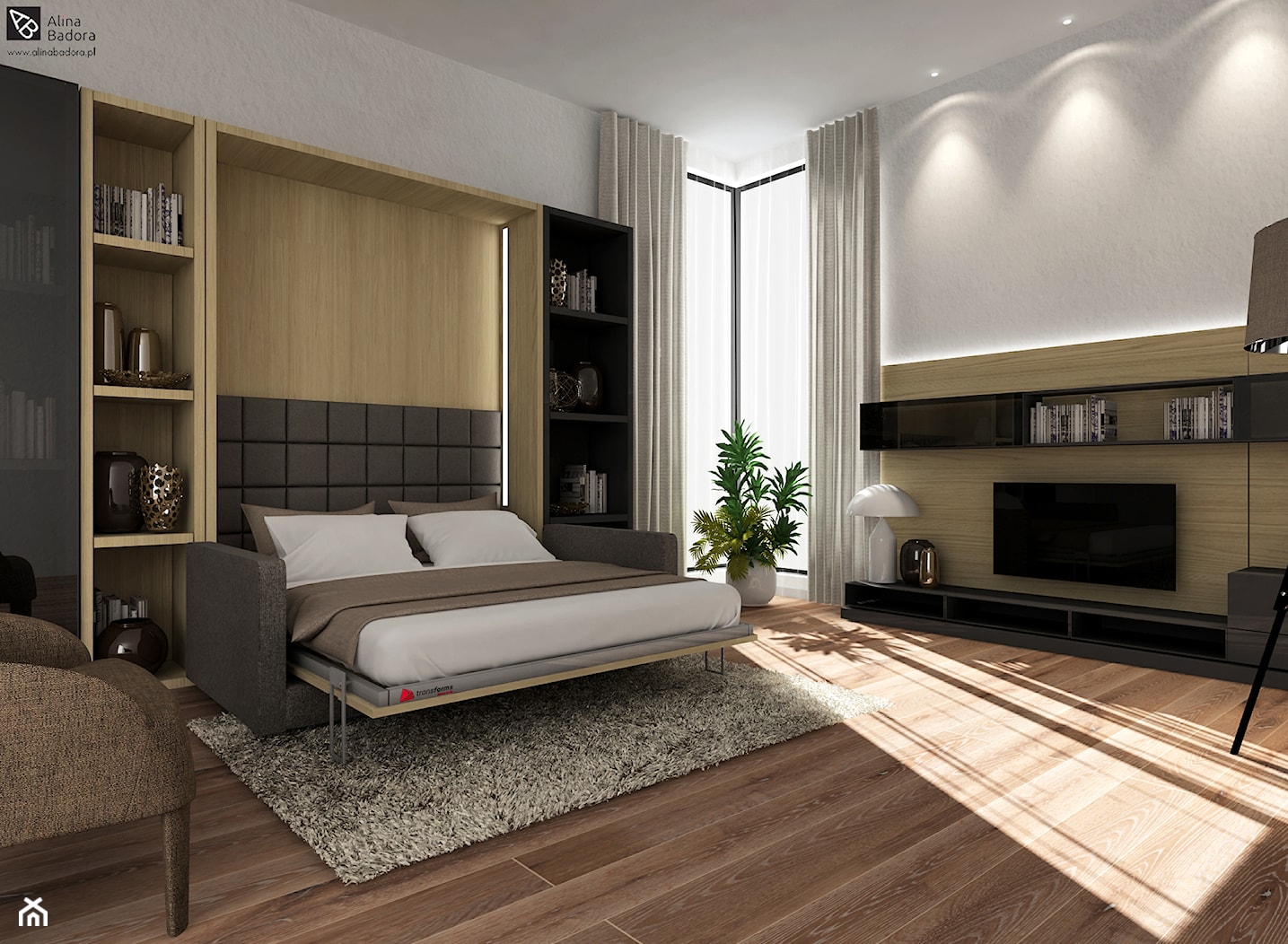 Smart Bed - zdjęcie od Alina Badora Pracownia Architektury Wnętrz - Homebook