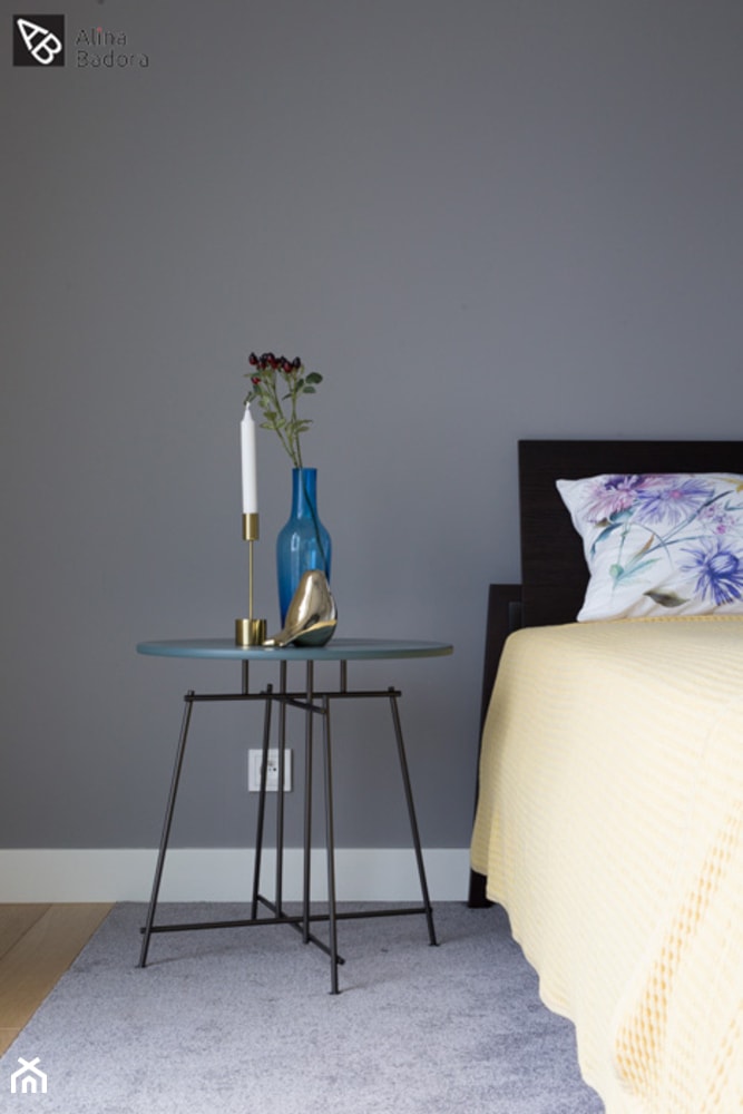 Minimalistyczna sypialnia - zdjęcie od Alina Badora Pracownia Architektury Wnętrz