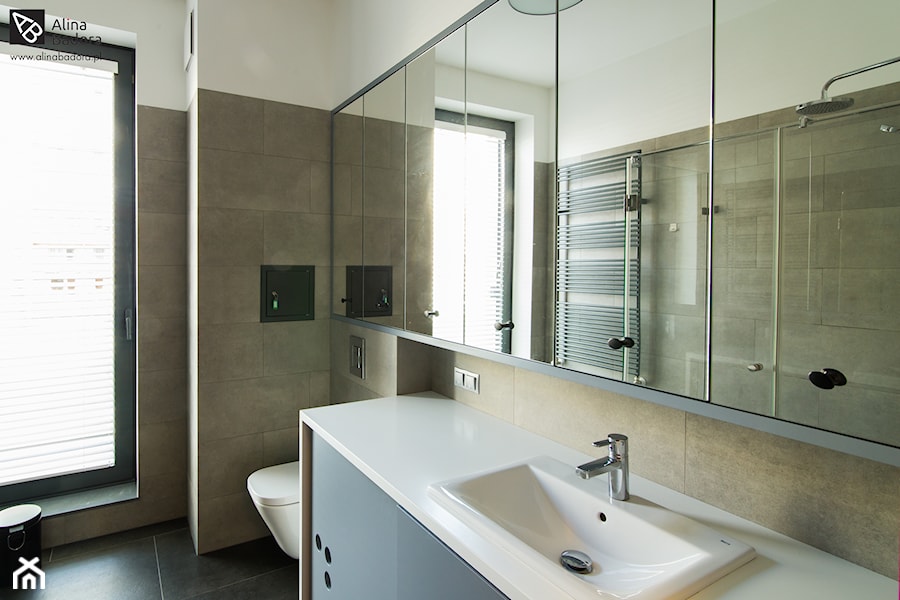 Łazienka w stylu minimalistycznym - zdjęcie od Alina Badora Pracownia Architektury Wnętrz