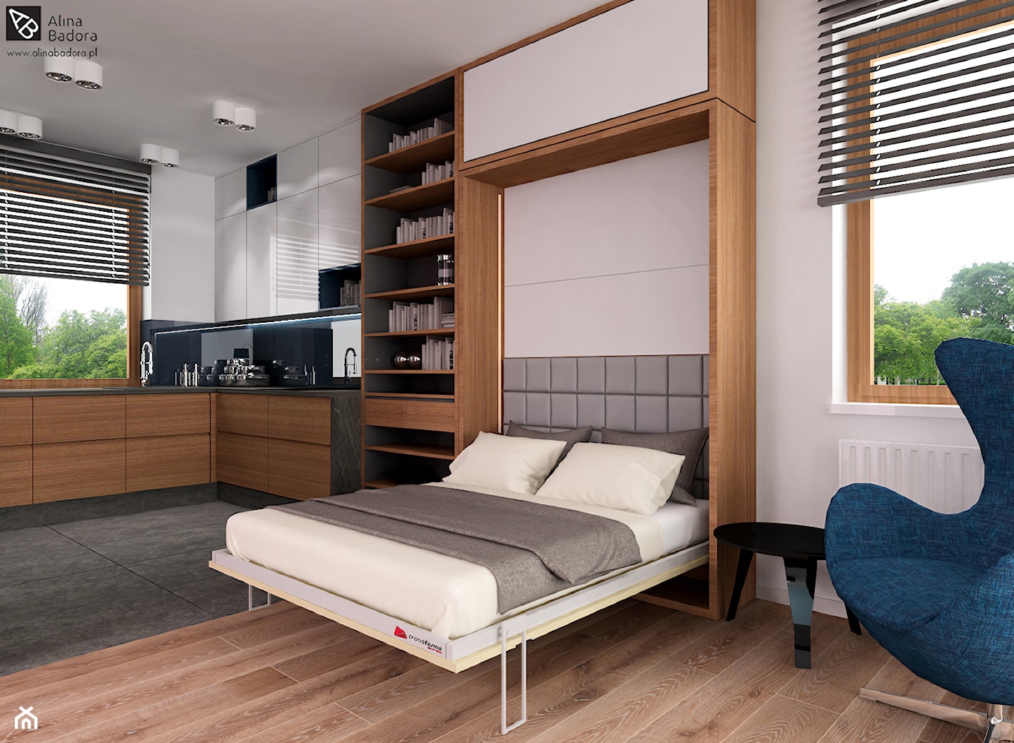Smart Bed - zdjęcie od Alina Badora Pracownia Architektury Wnętrz - Homebook