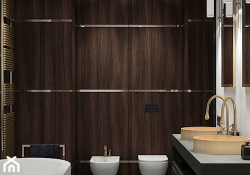 Luksusowa łazienka z marmurem - zdjęcie od Alina Badora Pracownia Architektury Wnętrz