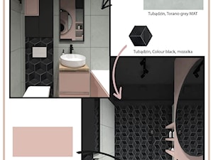 Łazienka dla dynamicznej kobiety - zdjęcie od Alina Badora Pracownia Architektury Wnętrz