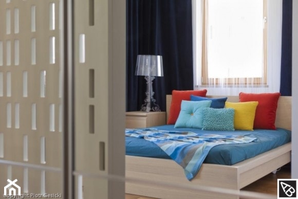 Klimatyczna sypialnia w stylu skandynawskim - zdjęcie od Alina Badora Pracownia Architektury Wnętrz - Homebook