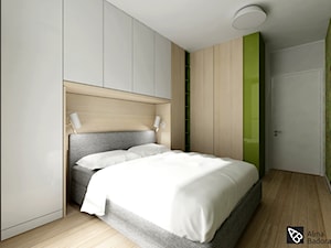 Sypialnia w stylu skandynawskim - zdjęcie od Alina Badora Pracownia Architektury Wnętrz