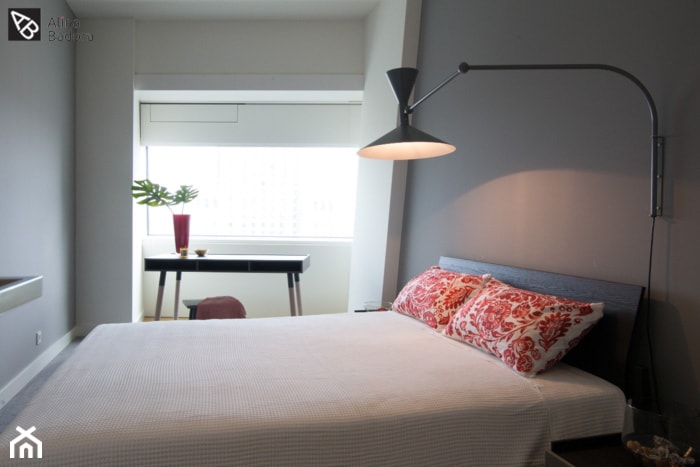 Sypialnia w apartamencie - zdjęcie od Alina Badora Pracownia Architektury Wnętrz