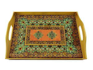 Rectangular serving tray - Qom - QOM-05-AZS - zdjęcie od Ducoteduparc