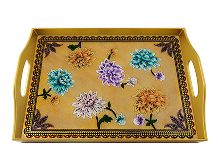 Aranżacje wnętrz - Jadalnia: Rectangular serving tray - Lilium - FLW-05-AZS - Ducoteduparc. Przeglądaj, dodawaj i zapisuj najlepsze zdjęcia, pomysły i inspiracje designerskie. W bazie mamy już prawie milion fotografii!