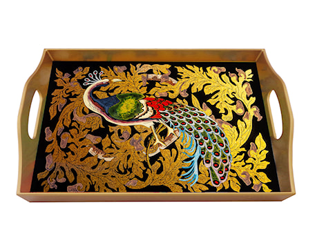 Aranżacje wnętrz - Jadalnia: Rectangular serving tray - Peacock - PAV-05-AZS - Ducoteduparc. Przeglądaj, dodawaj i zapisuj najlepsze zdjęcia, pomysły i inspiracje designerskie. W bazie mamy już prawie milion fotografii!