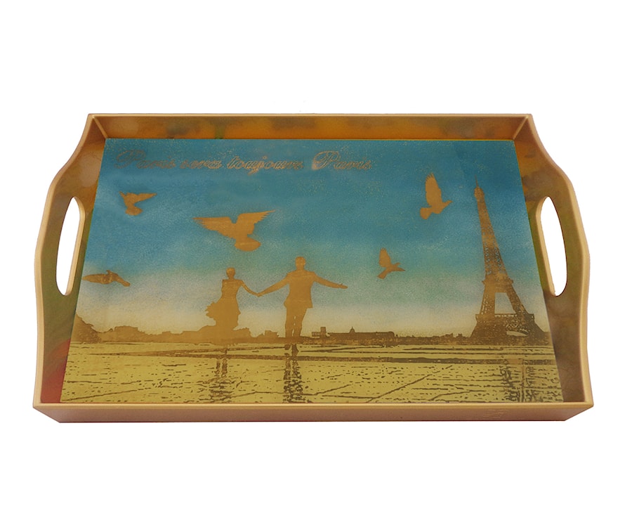 Rectangular serving tray - Trocadero - ENA-05-AZS - zdjęcie od Ducoteduparc