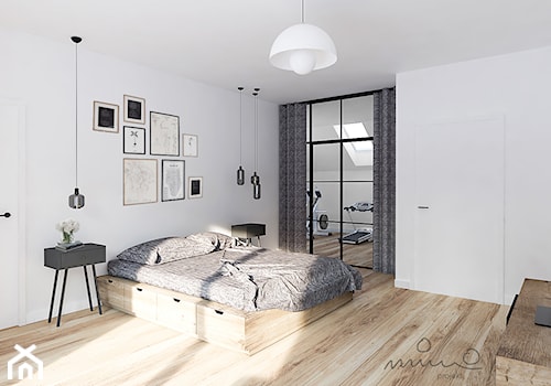 WAWER P - Średnia biała sypialnia - zdjęcie od Projekt MIMO