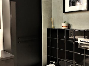 Przytulny industrial - realizacja projeku na Lipie Piotrowskiej - cz.3 łazienka - Mała bez okna łazienka, styl nowoczesny - zdjęcie od DekoDeko