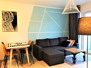 Realizacja w Promenadach Wrocławskich – mieszkanie na wynajem. - Salon, styl nowoczesny - zdjęcie od DekoDeko