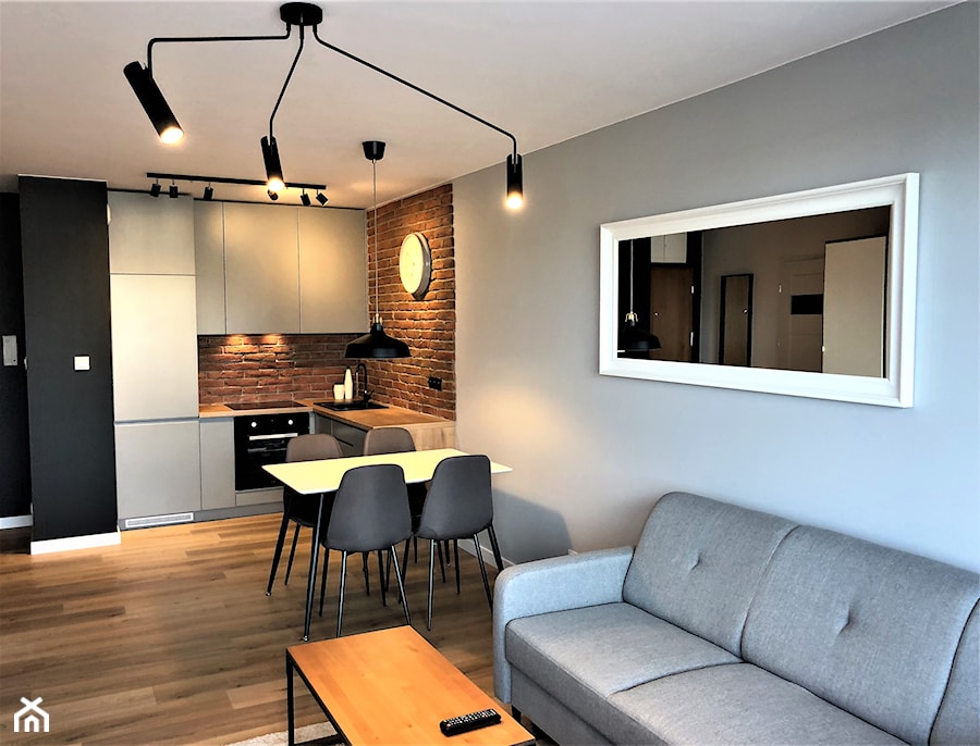 Realizacja - oryginalne mieszkanie na wynajem - Jadalnia, styl nowoczesny - zdjęcie od DekoDeko