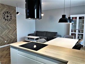 Mieszkanie z duszą w nowym bloku - realizacja projektu - Salon, styl nowoczesny - zdjęcie od DekoDeko