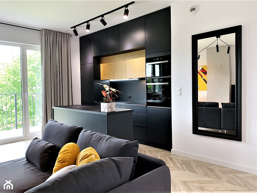 Projekt mieszkania na wynajem - zdjęcia realizacji - Kuchnia, styl nowoczesny - zdjęcie od DekoDeko