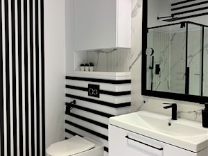 Dwie łazienki - realizacja projektu w domu pod Wrocławiem - Łazienka, styl nowoczesny - zdjęcie od DekoDeko