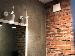 Industrialne łazienki w bloku - realizacja projektu - Łazienka, styl industrialny - zdjęcie od DekoDeko