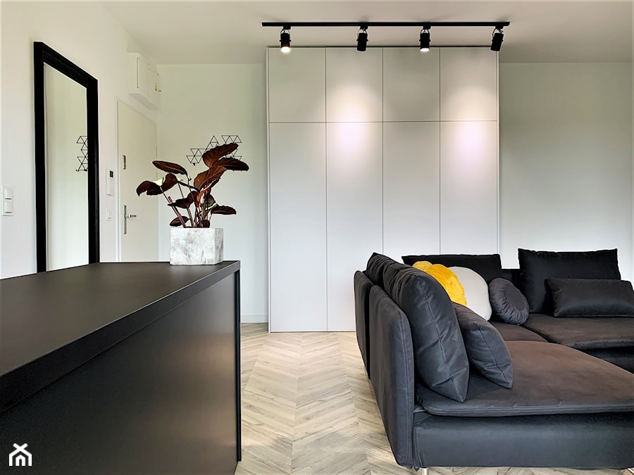 Projekt mieszkania na wynajem - zdjęcia realizacji - Hol / przedpokój, styl nowoczesny - zdjęcie od DekoDeko
