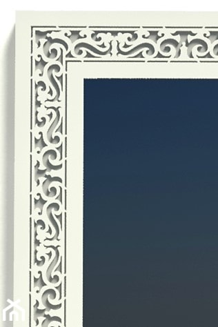 Lustro w podświetlanej ramie ażurowej - zdjęcie od CyglerStyl - Homebook