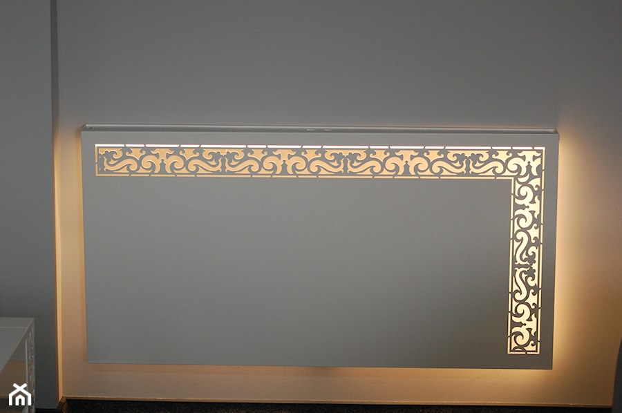 Podświetlana osłona grzejnikowa z wbudowanym nawilżaczem - zdjęcie od CyglerStyl