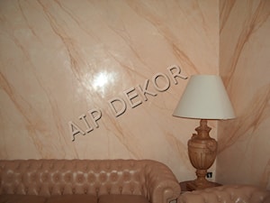 Stiuk na ścianie imitacja marmuru - zdjęcie od AipDekor