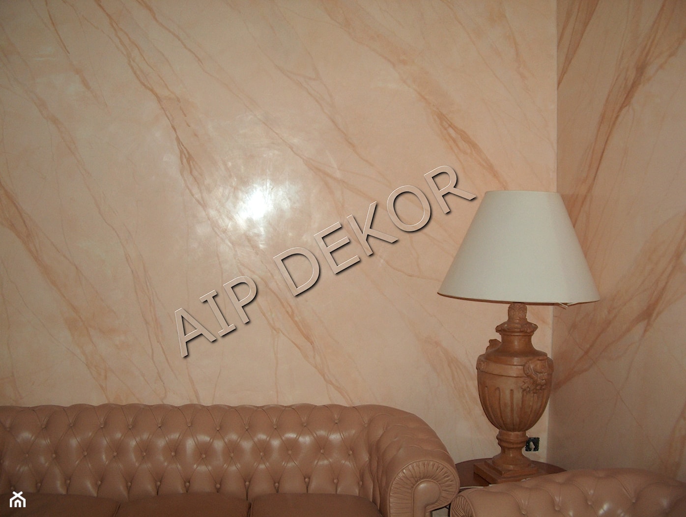 Stiuk na ścianie imitacja marmuru - zdjęcie od AipDekor - Homebook