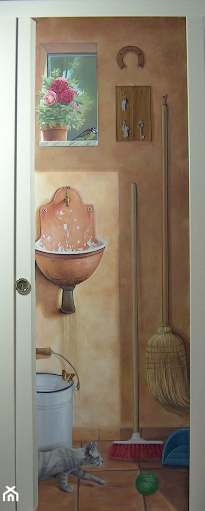Drzwi do pomieszczenia gospodarczego przy kuchni - zdjęcie od AipDekor - Homebook