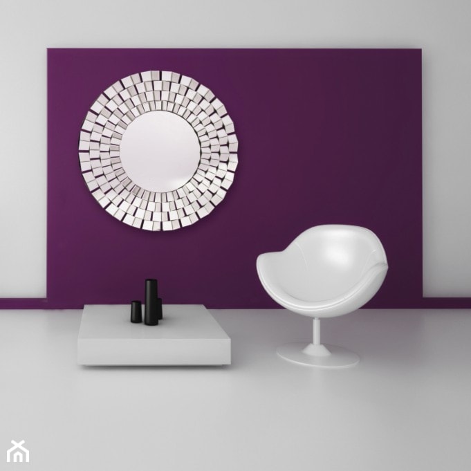 Okrągłe lustro dekoracyjne ZD11 - zdjęcie od SMAZA - Homebook