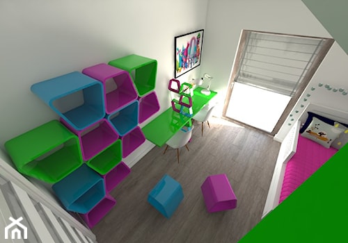 Pokój dziecięcy inspirowany bajką Trolle - zdjęcie od House-Design