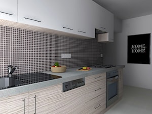 Wąska kuchnia w bloku - zdjęcie od Agnieszka Buchta-Swoboda Design