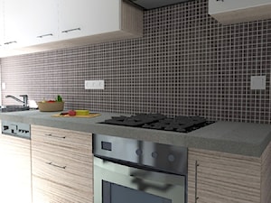 Wąska kuchnia w bloku - zdjęcie od Agnieszka Buchta-Swoboda Design