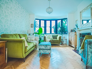 Piekny dom w Richmond - Średni biały salon, styl tradycyjny - zdjęcie od Fotograf wnętrz Robert Gołębiewski